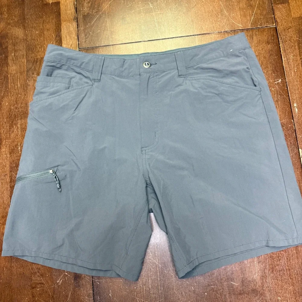 Patagonia Quandary Shorts Mens 36 7" Inseam Grey Forge Grey Performance Hiking - Picture 1 of 10